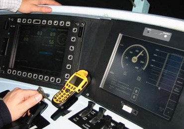 Example of ERTMS in-cab signalling: Example of ERTMS in-cab signalling