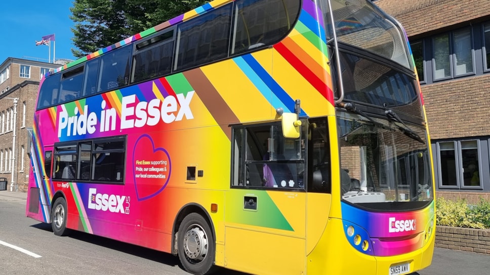 First Essex Pride Bus