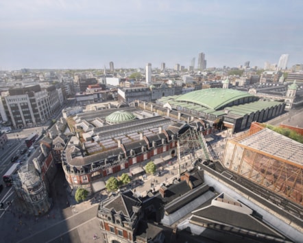 London Museum Planning Image - Aerial © Secchi Smith