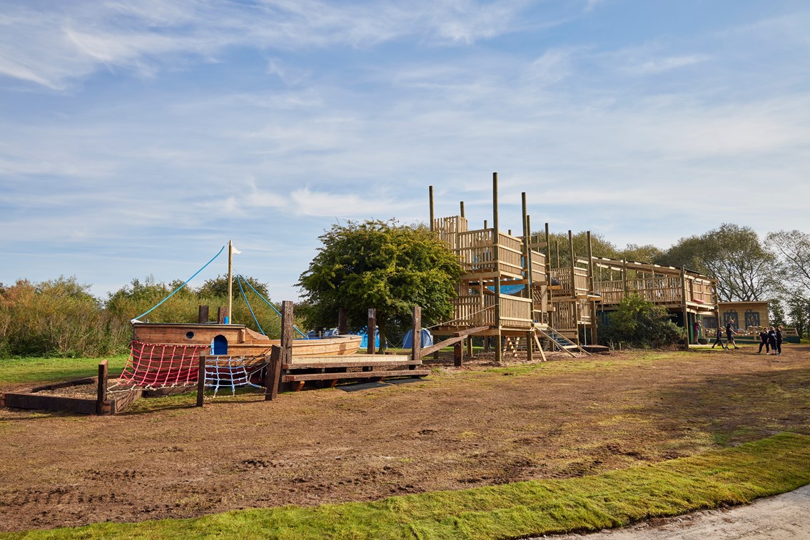 Adventure playground built for St Michael's Youth Prohect Hull Photo credit BBC