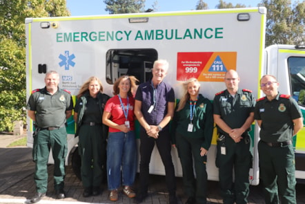 L - R - Iain Shaw, Claire Shearer, Heidi Crosby, Roger Crosby, Ebony Tweddle, Dustin Norris, Thomas Montillaro