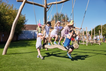 Outdoor play area at Cleethorpes Beach