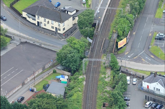 Bank street bridge aerial