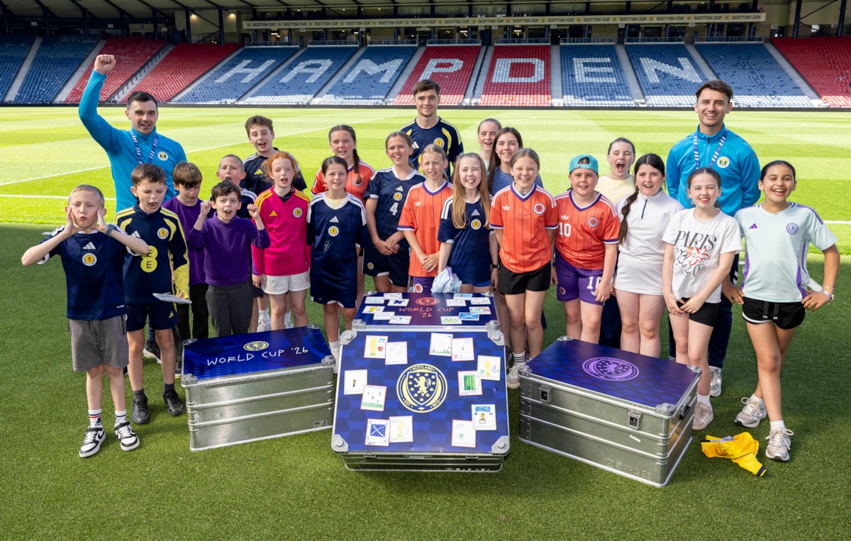 Loanhead and Gargieston Primaries visit Hampden