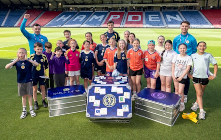 Loanhead and Gargieston Primaries visit Hampden