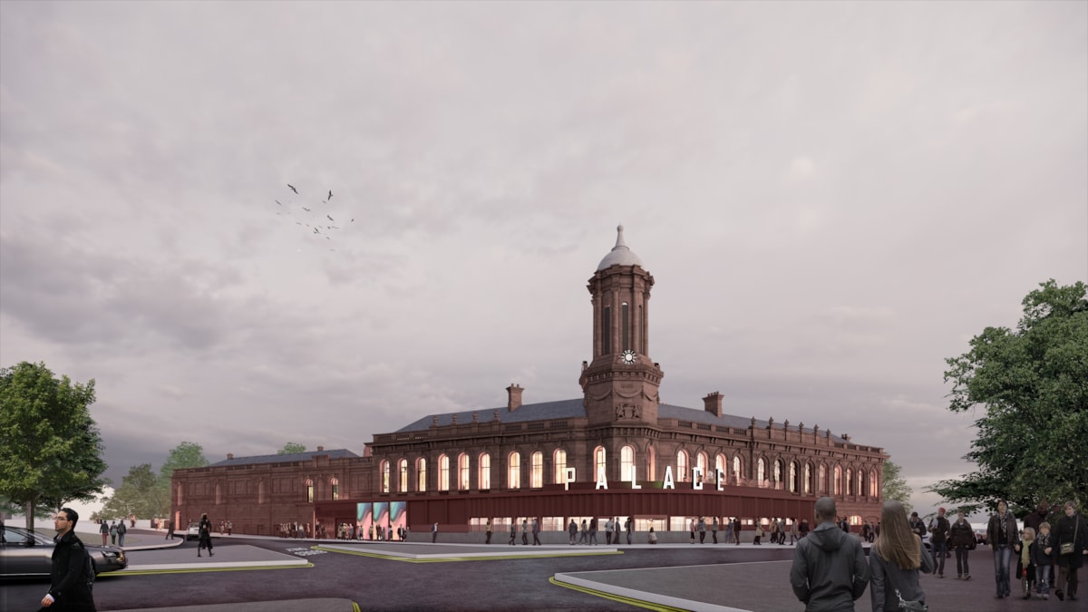 Artist impression of new Grand Hall complex development