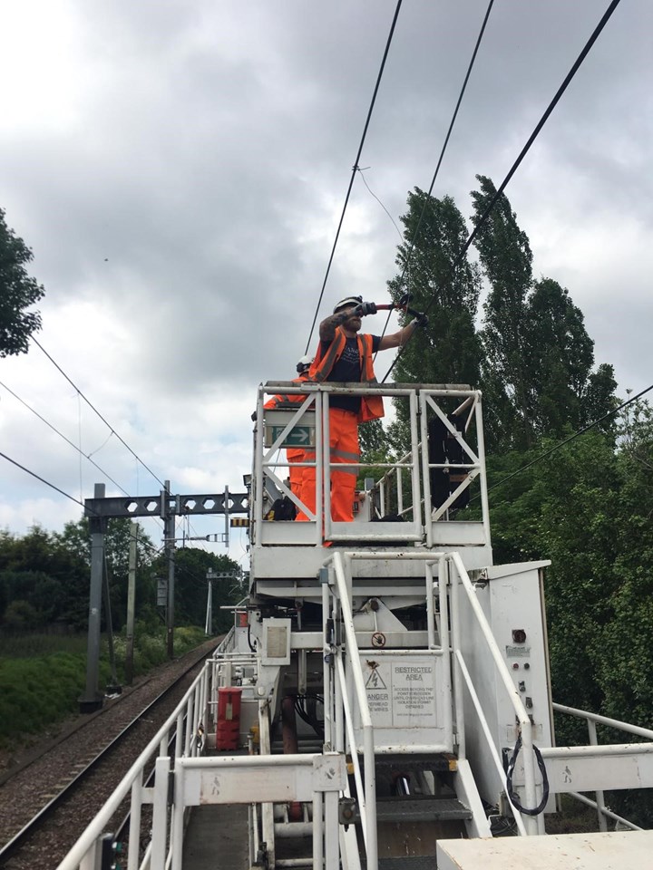 Passengers across Anglia reminded to plan their journeys before they travel: Southend overhead wires