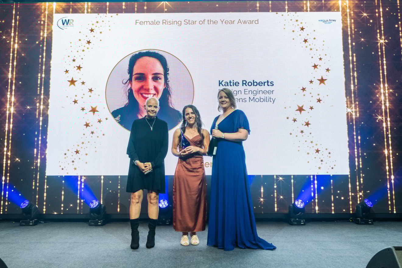 Katie Roberts Women in Rail Awards