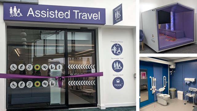 Manchester Piccadilly's Assisted Travel Lounge fully opens to passengers: Assisted Travel Lounge composite