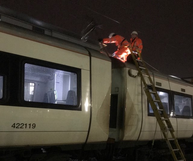 Network Rail’s route director issues apology to Cambridge passengers: Dewirement at Cambridge-2