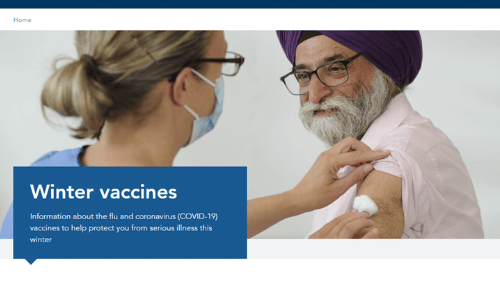 NHS Inform - Winter Vaccines