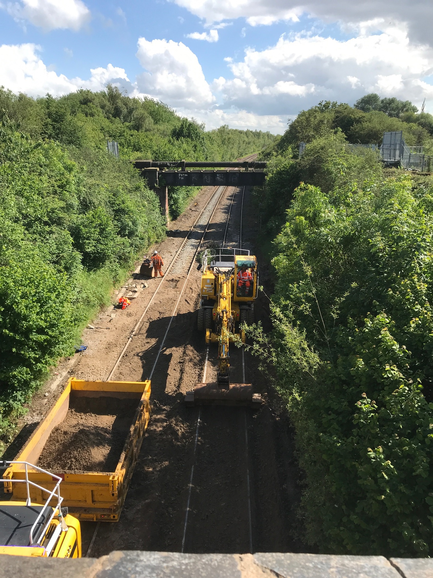 Network Rail Work Round The Clock To Reopen East Midlands Railway Line ...