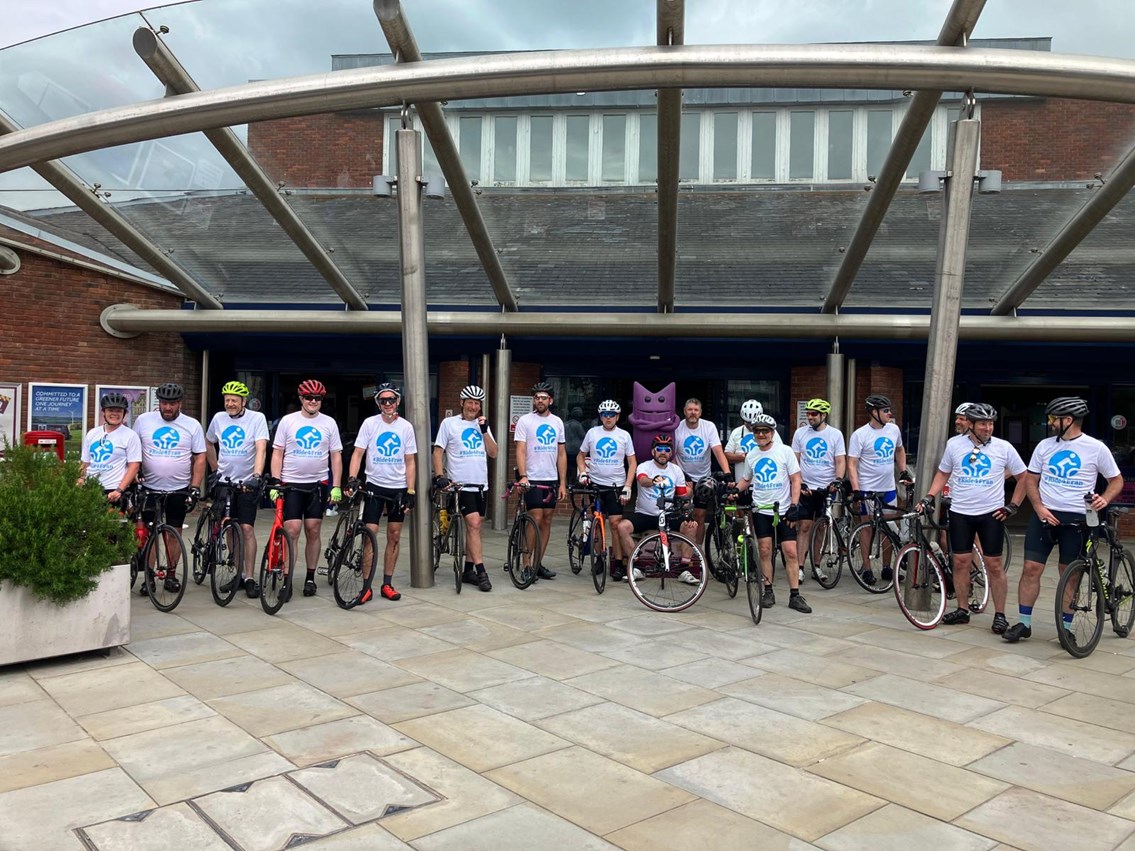 Ride4Fran team at Derby
