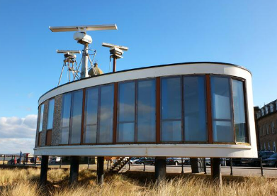 Blue skies over the former Fleetwood Radar Station