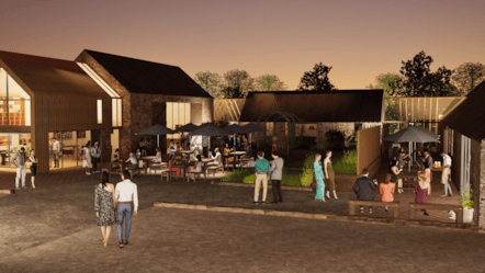 Listed Building Barn Square Night