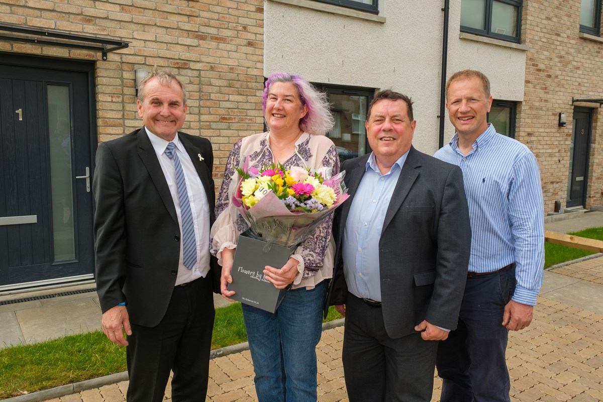 Cllr McMahon, Ms McCluskey, Cllr Reid and Cllr Adams