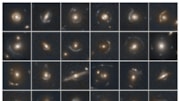 Euclid data image: A selection of strong gravitational lenses found in the new Euclid data. 

Image credit: ESA/Euclid/Euclid Consortium/NASA, M. Walmsley, T. Li, N. Lines, and Euclid SL SWG