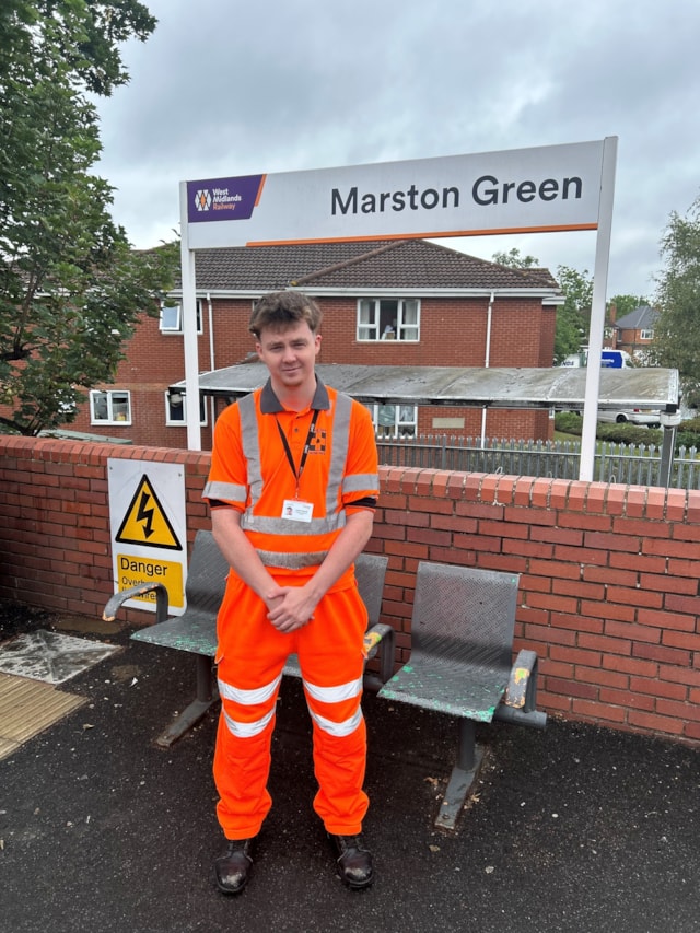 Lucas Haworth, a member of the newly introduced safety team patrolling the West Midlands