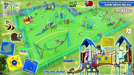 Artists Impression Overfield Road play area