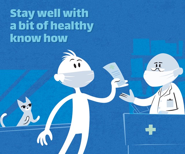 NHS 24 Healthy Know How - pharmacy - social asset