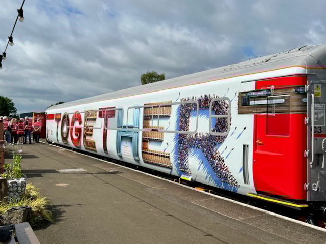 Railway 200 exhibition train partner carriage: Railway 200 exhibition train partner carriage