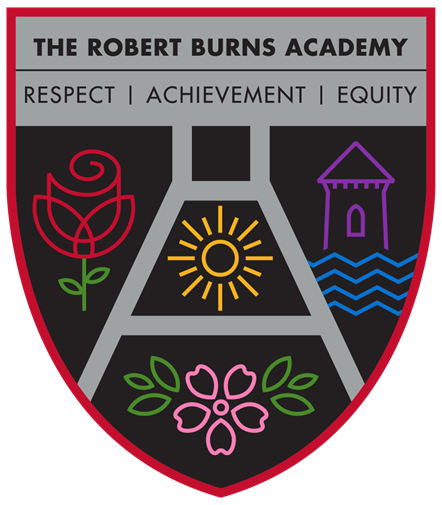 The Robert Burns Academy logo (Colour)