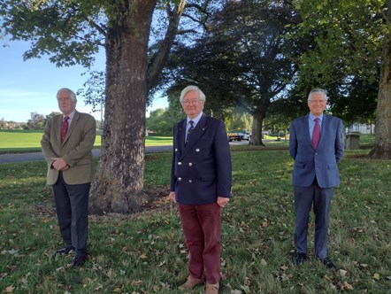 Major General Seymour Monro, Lord-Lieutenant of Moray; Chairman of the MERF, Lieutenant Colonel Grenville Johnston, former Lord-Lieutenant of Moray; Andrew Simpson, Lord–Lieutenant of Banffshire