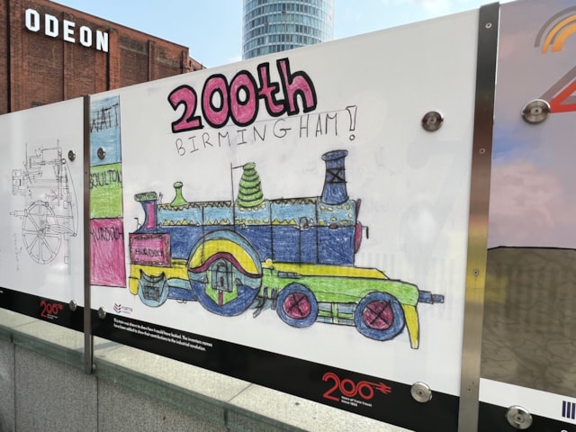 Fortis Academy Railway 200 artwork panel: Fortis Academy Railway 200 artwork panel