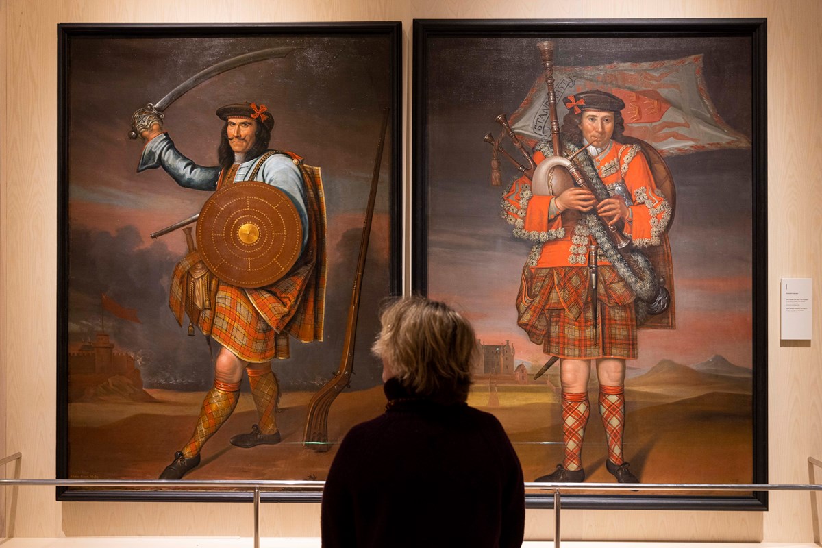 Two portraits of important members of the Chief of Clan Grant’s household are now on display in the National Museum of Scotland.  

The oil paintings by Richard Waitt were commissioned in 1713 by Alexander, the Laird of Grant, as part of a larger series depicting prominent clan members.  

Shown wea