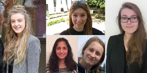 2016 Could IT Be You? runners-up: Clockwise l-r
Taylor Harnett, Ashley de la Haye, Eliza Short, Abigail Richards, Amrita Panesar