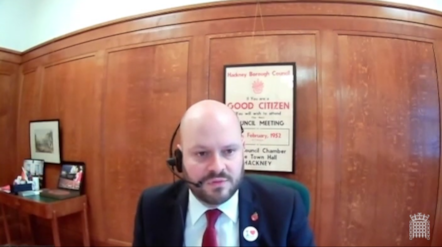 The Mayor appearing remotely at the Environmental Audit Committee