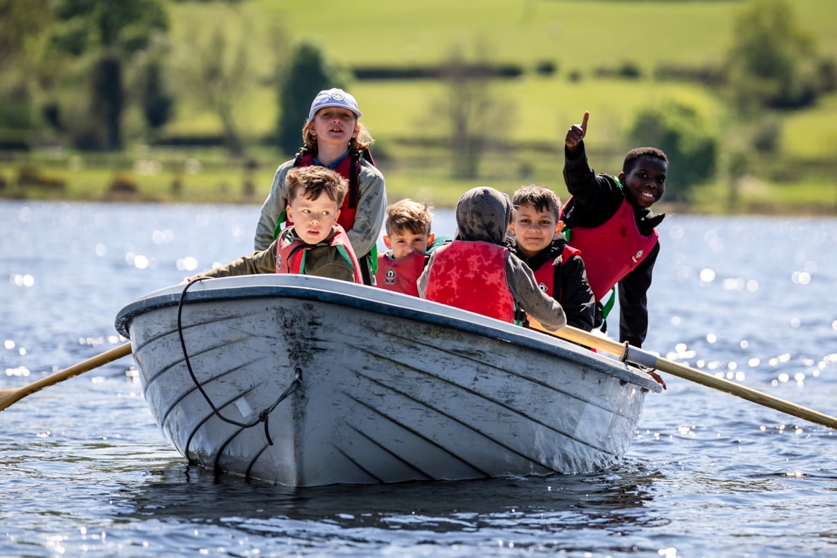 Mwynhau yn Glan-llyn-2