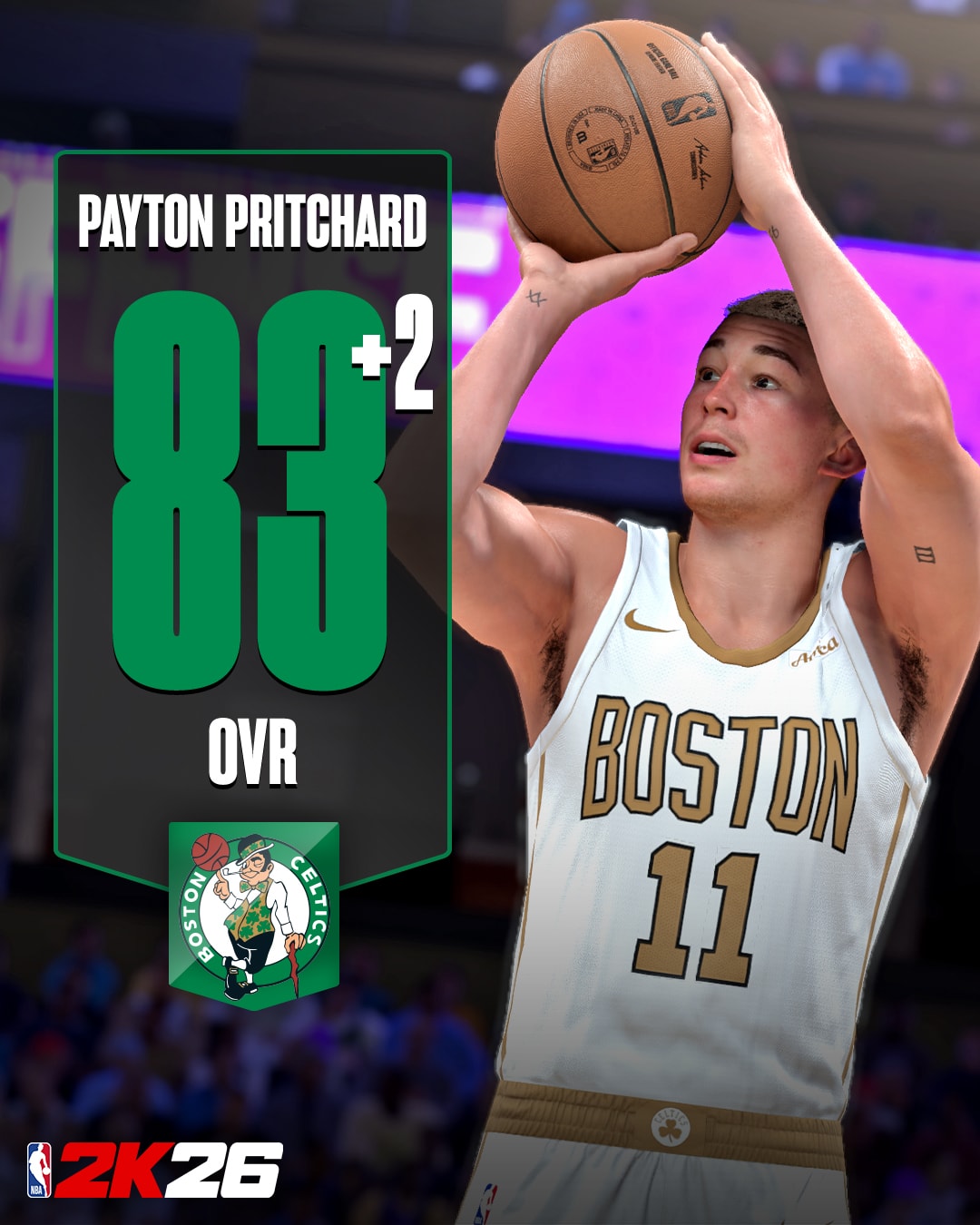 NBA 2K26 Ratings Update 3 - Payton Pritchard 1