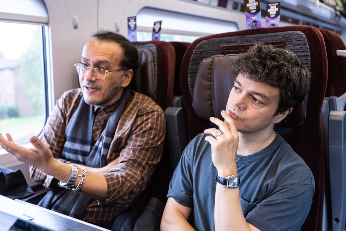 Mercury Prize judges Phil Alexander and Jamie Cullum on LNER 'Mercury Prize Express'