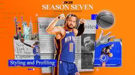 NBA 2K25 SEASON 7 JALEN BRUNSON KEY ART 2