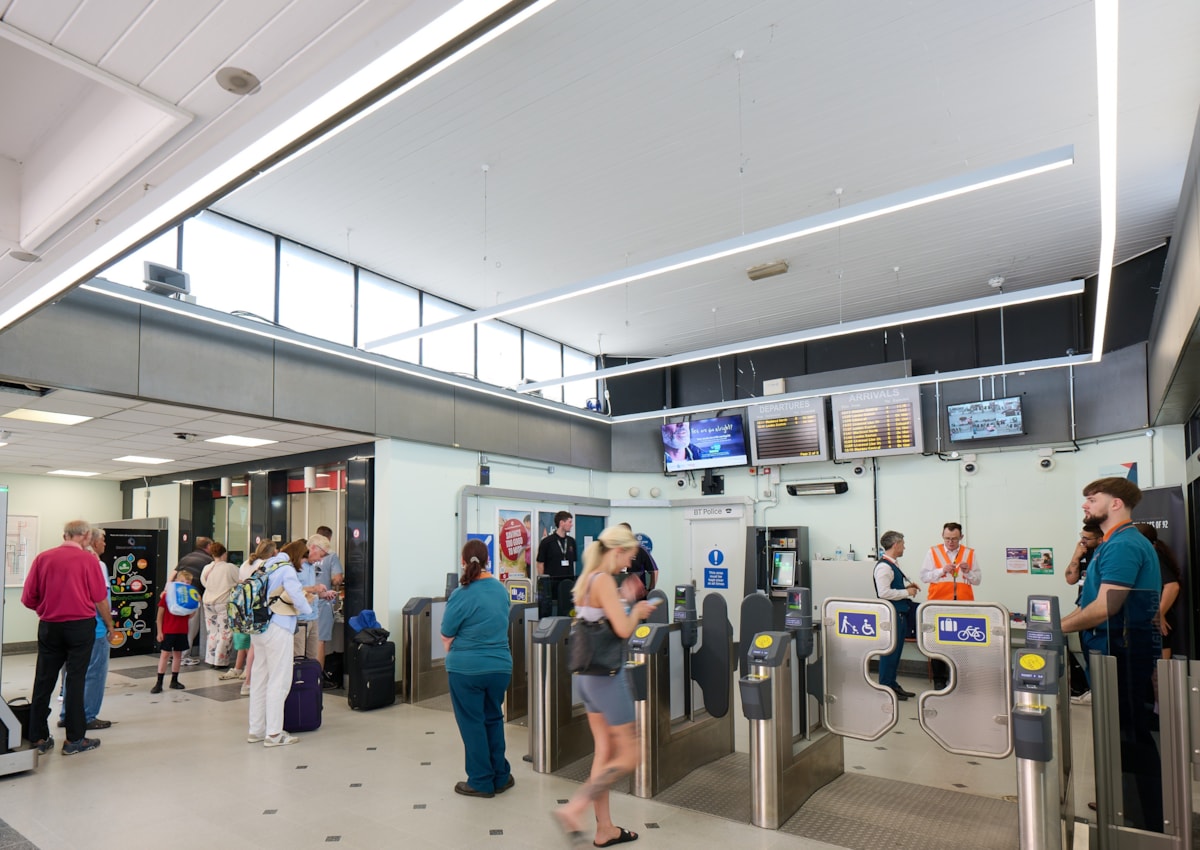 The main entrance of Wigan North Western station has been redesigned as part of the investment programme by Avanti West Coast
