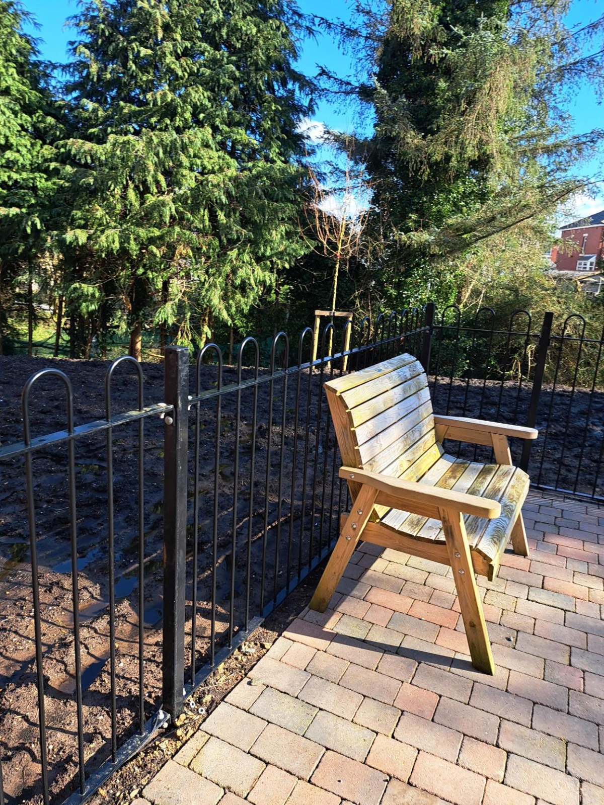 A patio area at Mornington Road