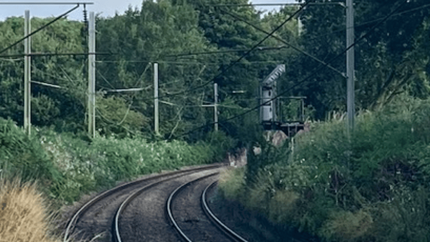Lowton overhead lines