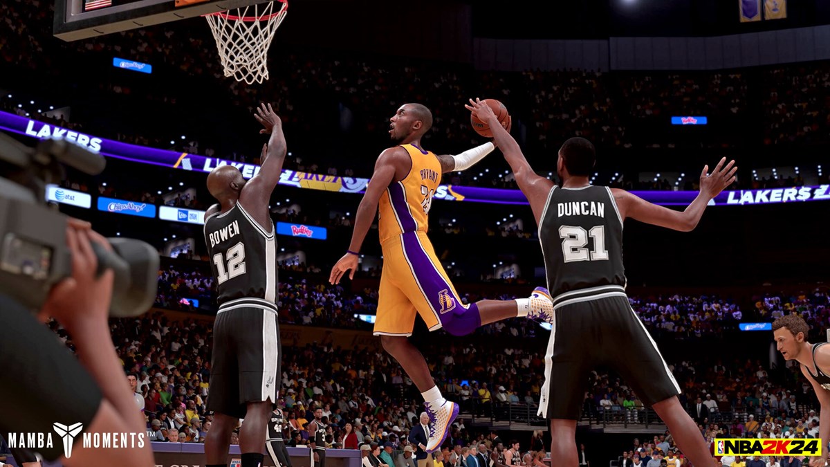 NBA 2K24 MAMBA MOMENTS Dunk v Spurs