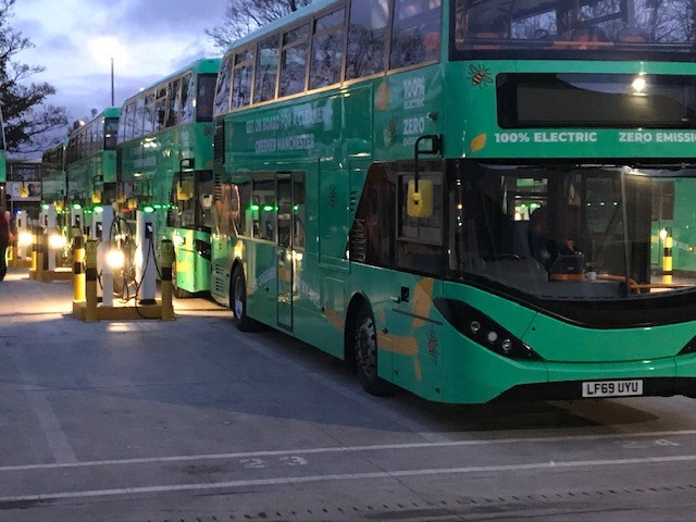 Manchester electric buses