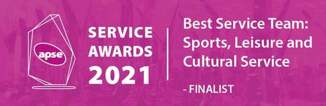 Annual Service Award finalist banners 11j - Sports, Leisure & Cultural