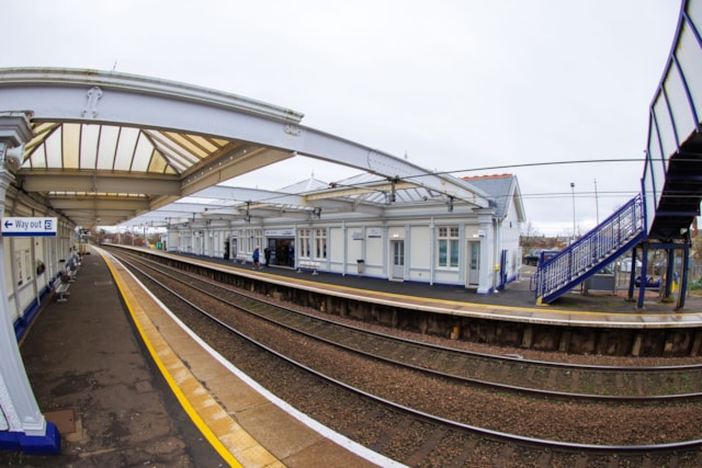 Transport Secretary marks restoration of Troon Station 13112024 (3): Transport Secretary marks restoration of Troon Station 13112024 (3)