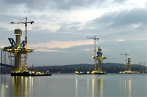 Queensferry Crossing – halfway to the top: Queensferry Crossing