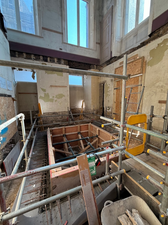 Leeds Town hall air raid: Conservation and repair of key features including stone masonry, delicate plasterwork and doors also aim to protect and preserve the building’s key heritage features.