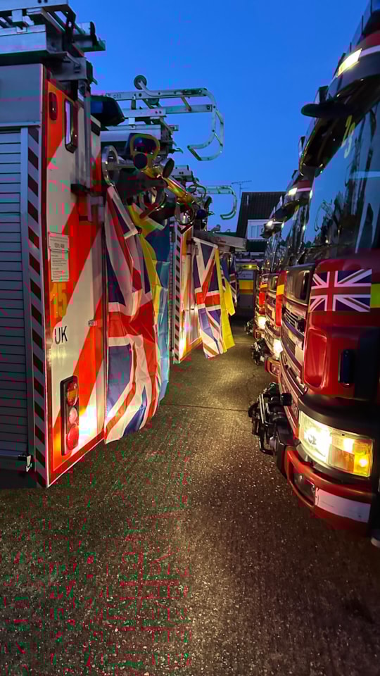 London Fire Brigade - Ukraine Convoy April 2025