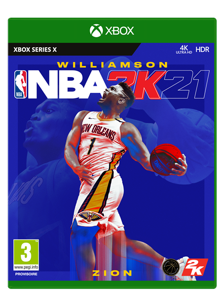 NBA 2K21 Packaging Zion Williamson Xbox One Series X