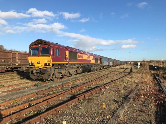 Freight service at Tees Yard