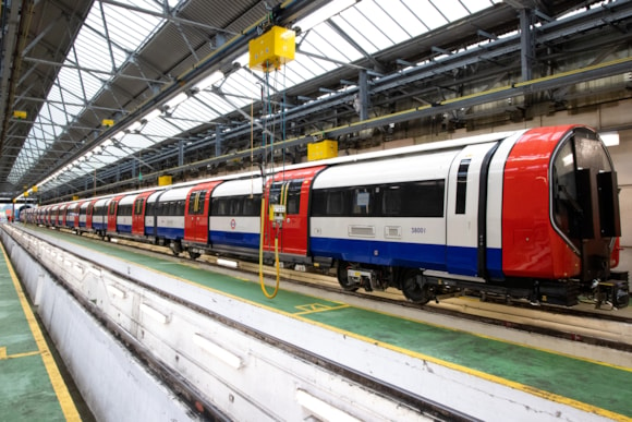 First new Piccadilly line test train arrives in London: TfL Image - Piccadilly line test train 3