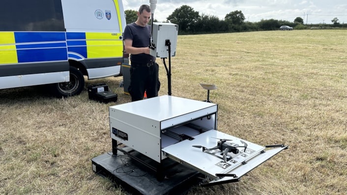 Drone as first responder Isle of Wight Festival