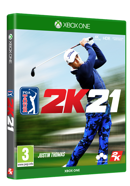 PGA TOUR 2K21 Packaging Xbox One 3D